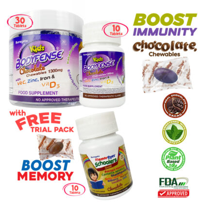 Kids Bodyfense - Chocolate Chewables